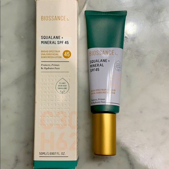 biossance squalane sunscreen spf 45